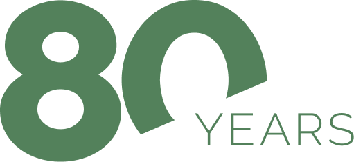 Logo des 80 ans du groupe Lassarat